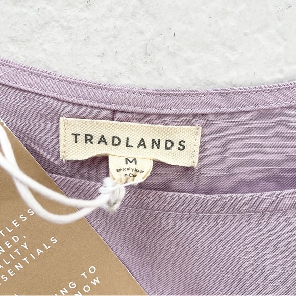 Tradlands Nico Dress Lilac Size Medium - Picture 5 of 6